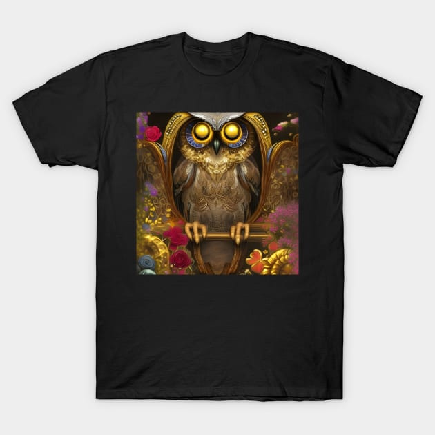 All-Seeing Owl T-Shirt by BlakCircleGirl